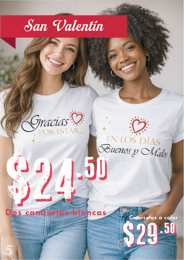 camisas san valentin